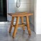 Homeroots 14" Natural Teak Curvilinear Shower Bench 376701 - alternate 4