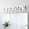 Jonathan Y Irving 40" 6-Light Seeded Glass/Iron Modern Contemporary LED Vanity Light, Chrome JYL7621C - alternate 4