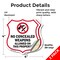Signmission Concealed Carry Shield Sign No Concealed, 4 inch X 4 inch, Vinyl Decal, 2PK SHI-D-2PACK-4-372 - alternate 3