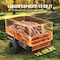 Vevor 15 Cu. Ft. Tow Behind Dump Cart 1500 lbs Steel Construction Dump Trailer TC4268 - alternate 4