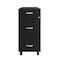 Space Solutions 14.25 in W 3 Drawer Mobile Vertical File Cabinet, Black 24505 - alternate 2