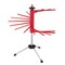 Fantes Foldable Pasta Drying Rack Red 12023RD - alternate 2