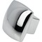 Designperfect 1-3/16 Overall Length Square Cabinet Knob, Polished Chrome DPA-S83KPC - alternate 2