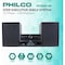 Philco Stereo Shelf System Tray Loading CD Player with Digital FM Radio, BT, 50W PES3550/BK - alternate 2