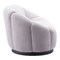 Homeroots 85" Light Gray Upholstered Curved Sofa 557023 - alternate 2