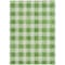 Homeroots 3' X 5' Green And Gray Plaid Washable Indoor Outdoor Area Rug 595385 - alternate 3