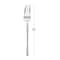 Smarty Had A Party Shiny Silver Moderno Disposable Plastic Dessert Forks, 240PK 9340-SSF-CASE - alternate 3