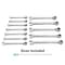 Capri Tools 120-Tooth Ultra-Smooth Reversible Ratcheting Wrenches Set, 8 to19mm, Metric, 12-Pc w/ Merchanic's Tray CP15800-12MT - alternate 4