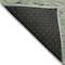 Homeroots 10' X 14' Artichoke Green Blue And Black Floral Washable Indoor Outdoor Area Rug 606175 - alternate 5