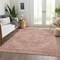 Homeroots 9' X 12' Coral And Pink Oriental Washable Indoor Outdoor Area Rug 603807 - alternate 5