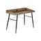 Homeroots 47" Brown and Black Wood and Metal Parsons Computer Desk 489841 - alternate 3