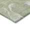 Homeroots 9' X 12' Artichoke Green Fern Green And Ivory Abstract Washable Indoor Outdoor Area Rug 587462 - alternate 3
