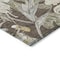 Homeroots 3' X 5' Brown Beige And Olive Green Botanical Leaves Washable Indoor Outdoor Area Rug 618394 - alternate 4