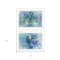 Homeroots Set Of Two Susies Blue Bouquet 1 White Framed Print Wall Art, 2PK 407271 - alternate 2