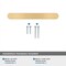 Amerock Rift 3-3/4 inch (96mm) Center-to-Center Champagne Bronze Cabinet Pull, 10PK 10VMP36899CZ - alternate 2