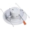 Satco 9/11/13W LED Downlight Retrofit 27K/30K/35K/40K/50K CCT 6 Inch Regressed Wafer Round S11897 - alternate 3