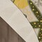 Homeroots 8' Ivory Green And Yellow Round Starfish Indoor Outdoor Area Rug 548062 - alternate 3