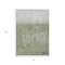 Homeroots 3' X 5' Fern Green And Silver Abstract Washable Indoor Outdoor Area Rug 632071 - alternate 3