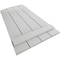 Ekena Millwork Smooth 4 Board Joined Board-n-Batten w/Elliptical Top Faux Wood Shutters, 22W x 62H, PR SHUBJL22X62SMPR - alternate 7