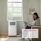 Lg 6,000 BTU DOE (8,000 BTU ASHRAE) White Portable Air Conditioner, Cools Up To 250 Sq. Ft. LP0626PWF - alternate 3