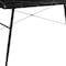 Homeroots 47" Black and White Wood and Metal Parsons Computer Desk 489980 - alternate 3