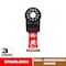 Diablo Demo Demon Amped 1-3/4 in. L X 1-1/4 in. W Carbide Oscillating Blade Nail-Embedded Wood 3 pk DOS125CW3 - alternate 2