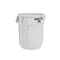 Rubbermaid Commercial BRUTE 20 gal Round Heavy Duty Plastic Can, White, None, Plastic, Not Applicable FG262000WHT - alternate 1