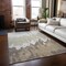 Homeroots 9' X 12' Ivory And Beige Abstract Washable Indoor Outdoor Area Rug 613636 - alternate 4