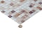 Apollo Tile Mingles 12 in. x 12 in. Glossy White and Brown Glass Mosaic Wall and Floor Tile 20 sqft/case, 20PK NAVAJO MIX 1A - alternate 3