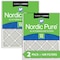 Nordic Pure 14x14x1 Plus Carbon Pleated Air Filter, High Capacity, MERV 13, 2 PK 14x14x1M13+C-2 - alternate 1