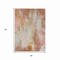 Homeroots 5' X 8' Tan Mauve And Ivory Abstract Washable Indoor Outdoor Area Rug 615879 - alternate 2