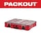 Milwaukee Tool PACKOUT Tool Case, 10 Compartments, 19-3/4 in W x 15-1/2 in D x 4-5/8 in H, Red, Plastic 48-22-8430 - alternate 6