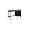 Homeroots 47" Gray and Black Computer Desk With Two Drawers 333535 - alternate 4