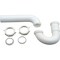 Do It Best 1-1/2'' to 1-1/4'' Wht Plastic P-Trap with Reducer Washer DIB940W - alternate 1