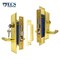 Ecs Hardware Durable Heavy Duty Mortise Lockset w/Lever US3 Polished Brass, 2-1/2 in Backset Entrance, Left Handed ECSH-MLWL01-PB-SC1-LH - alternate 2