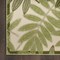 Homeroots 8' Ivory And Green Palm Leaf Indoor Outdoor Runner Rug 548044 - alternate 4