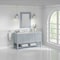 James Martin Vanities Breckenridge 60 in. Single Vanity, Serenity Blue, w/ 3 CM Victorian Silver Quartz Top 330-V60S-SRB-3VSL - alternate 4