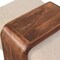 Homeroots 43in Brown and Solid Wood Storage Bench With Cabinet 718253 - alternate 7