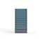 Strong Hold 13 drawer cabinet - (7x 2ft, 5x 4ft, 1x 7ft) - Blue accents - Keyed Different S3060-PPDAS-1302FS - alternate 1