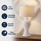 Jonathan Y Elicia 31 in. Coastal Bohemian Hand Woven Water Hyacinth Urn LED Table Lamp, White JYL1015D - alternate 4