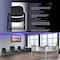 Regency Victor Big & Tall 400LBS Reception Chair With Arms, Anti-Microbial/Anti-Bacterial Vinyl, Black 407-VAM-BK - alternate 4