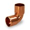 Everflow Copper CxC Short Radius Elbow Fitting with 2 Solder Cups 3'' CCLN0300 - alternate 1