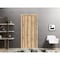 Sartodoors Sliding Closet Bi-fold Doors, Planum 0016 Oak and Aluminum Strips, Sturdy Tracks Moldings Trims Har PLANUM0016BF-DUB-8496 - alternate 1