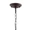 Jonathan Y Gaines 5.5" 1-Light Farmhouse Industrial Iron Mason Jar LED Pendant, Oil Rubbed Bronze/Clear JYL7800A - alternate 3