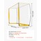 Vevor 12x6 ft Portable Soccer Goal Kids Soccer Net Carry Bag Backyard Training Orange SSJ12X6 - alternate 4