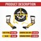 Mytee Products (2 Pack) 2inx10ft Ratchet Wheel Net Lasso Strap with Flat Hook Double Ratchet, 2PK RST-210SM-DSx2 - alternate 3