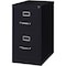 Lorell 15" W Lorell Metal Vertical File, Black LLR60653 - alternate 2