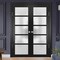 Sartodoors Slab Interior Door, 42" x 84", Black QUADRO4002S-BLK-4284 - alternate 2