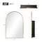 Homeroots 24" Gold Arch Metal Framed Mirror Set 565344 - alternate 3