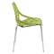 Leisuremod Modern Asbury Dining Chair with Chromed Legs, Green, 2PK AC16G2 - alternate 6